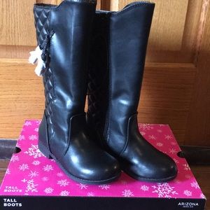 NIB Arizona Ginger Tall Riding Boots Black 12 M